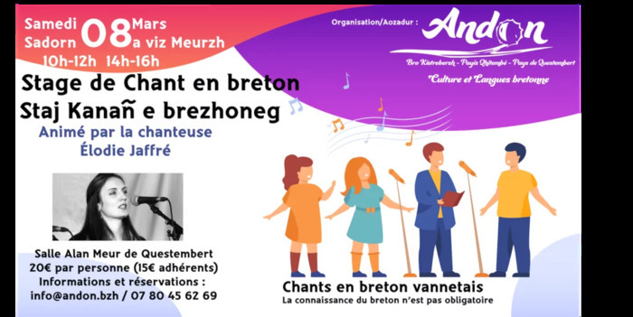 Stage de chant en breton 2025