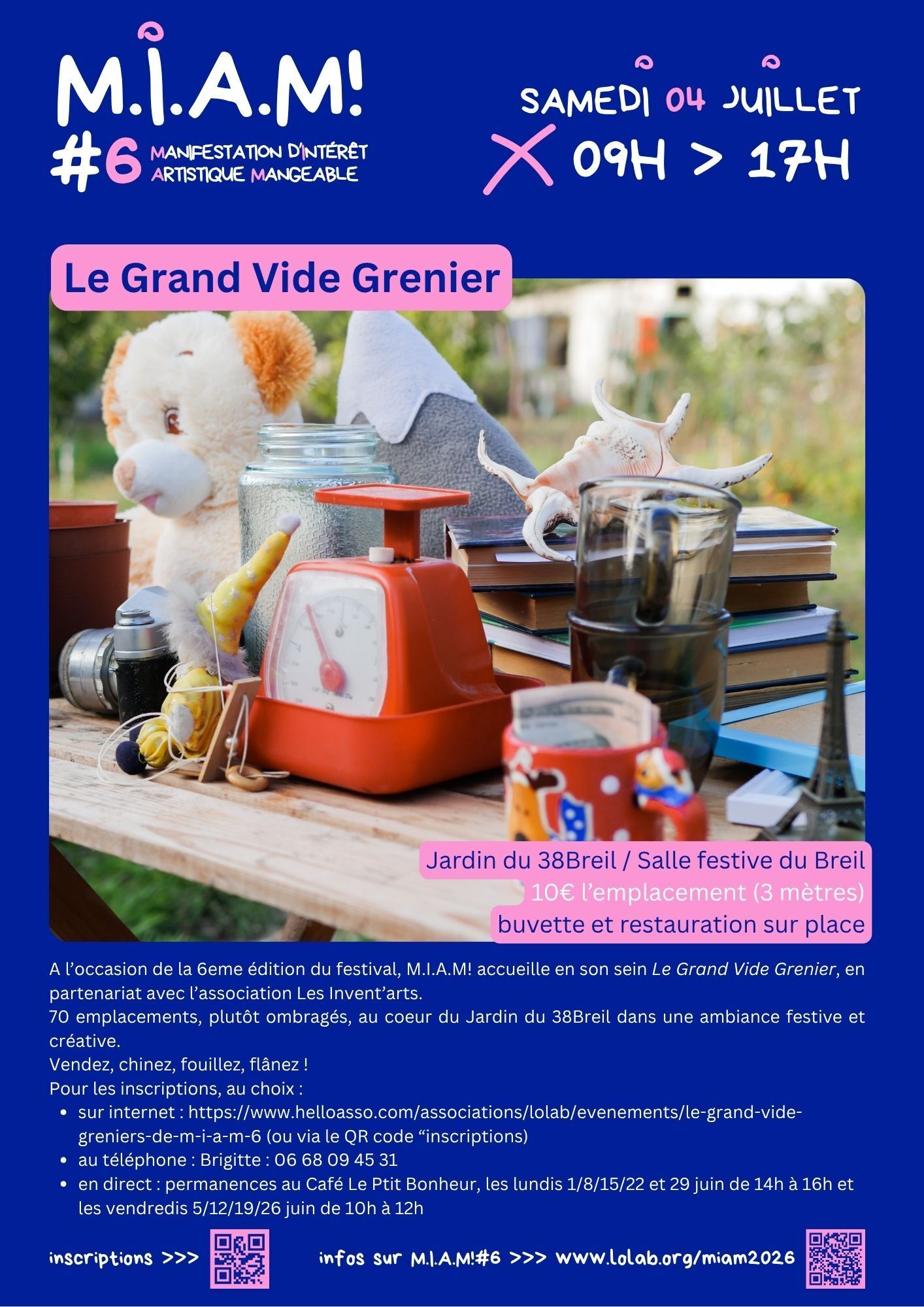 Le Grand Vide Grenier de M.I.A.M!