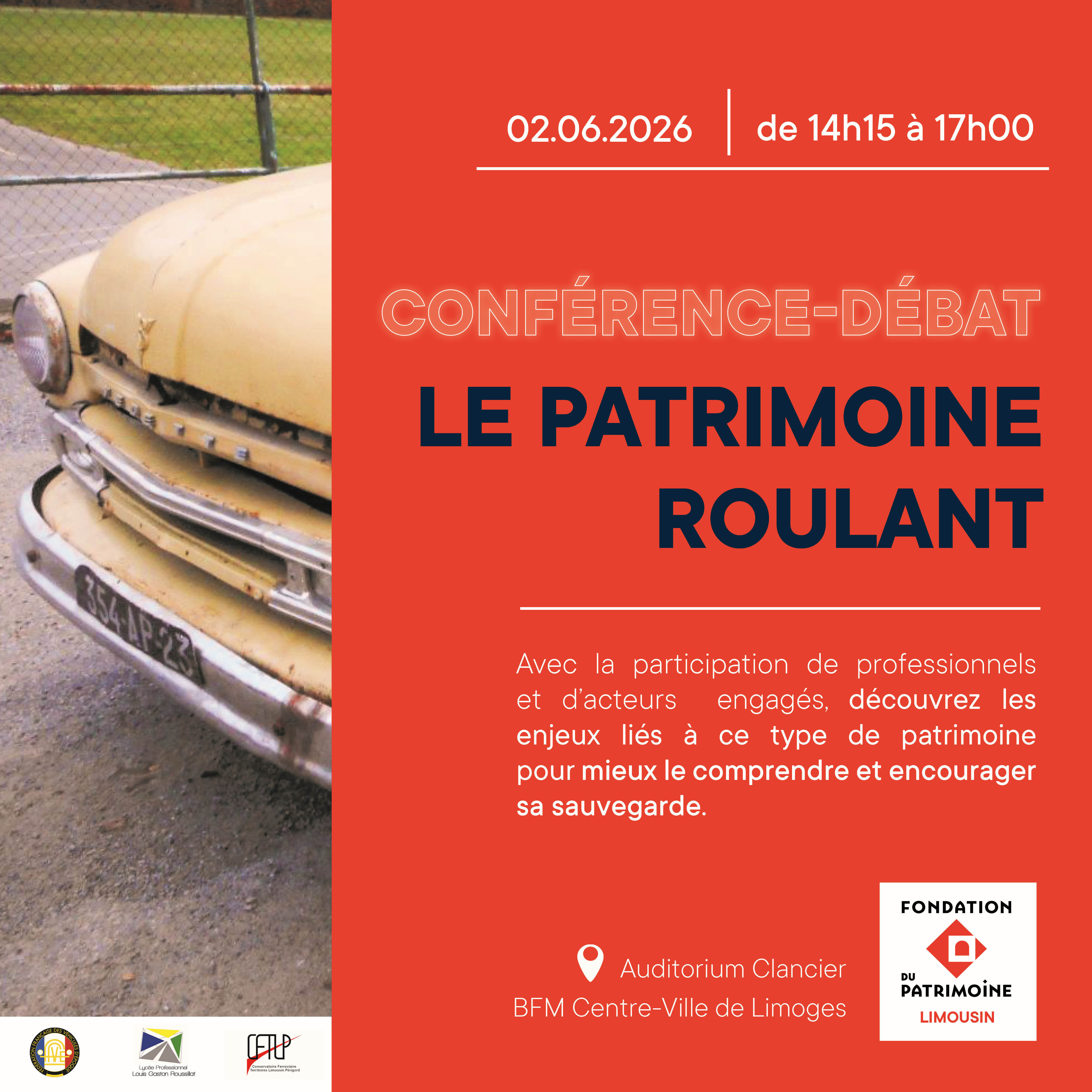 Conférence-débat sur le patrimoine roulant
