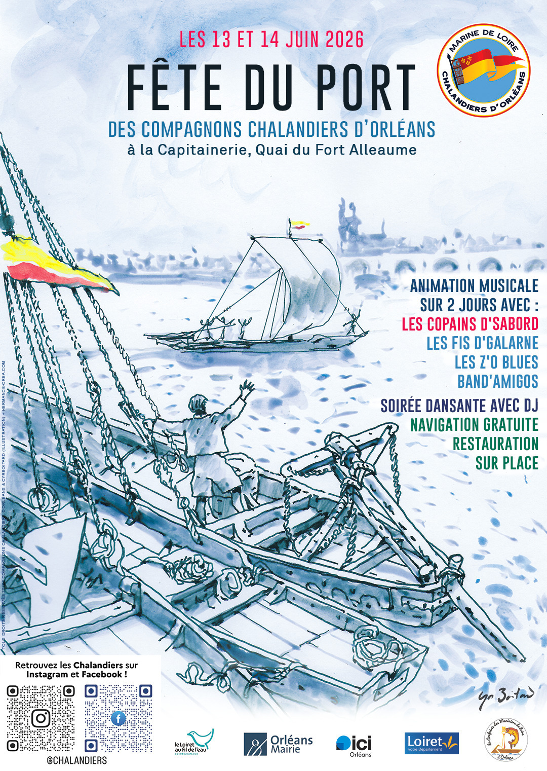 La fête du Port des Compagnons Chalandiers d'Orléans