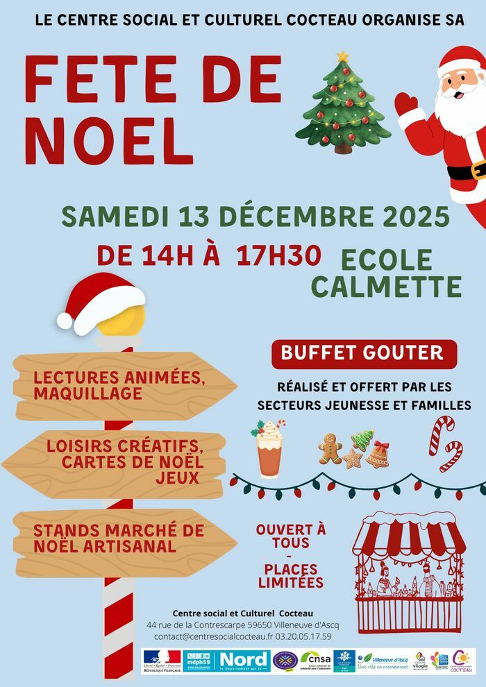 Le centre social et culturel Cocteau organise sa fête de Noël
