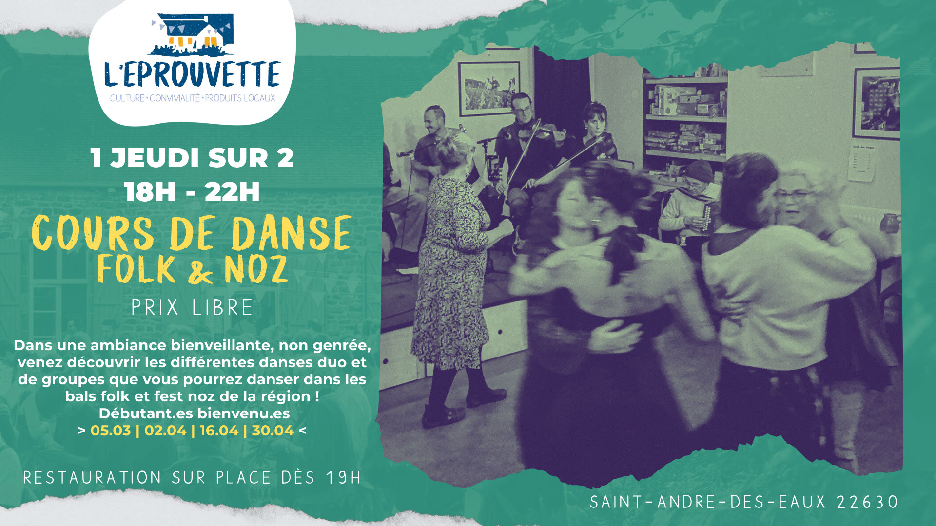 Cours de danses Folk & Noz