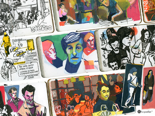 Dessiner sur le vif, les Urban Sketchers Toulouse