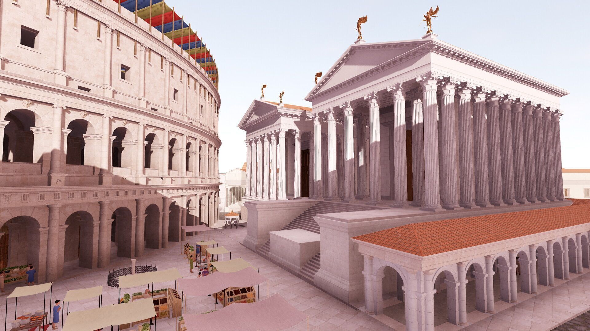 Visite couplée Exposition "Rome, du mythe au virtuel" au musée de Vieux-la-Romaine et Plan de Rome de l'Université de Caen