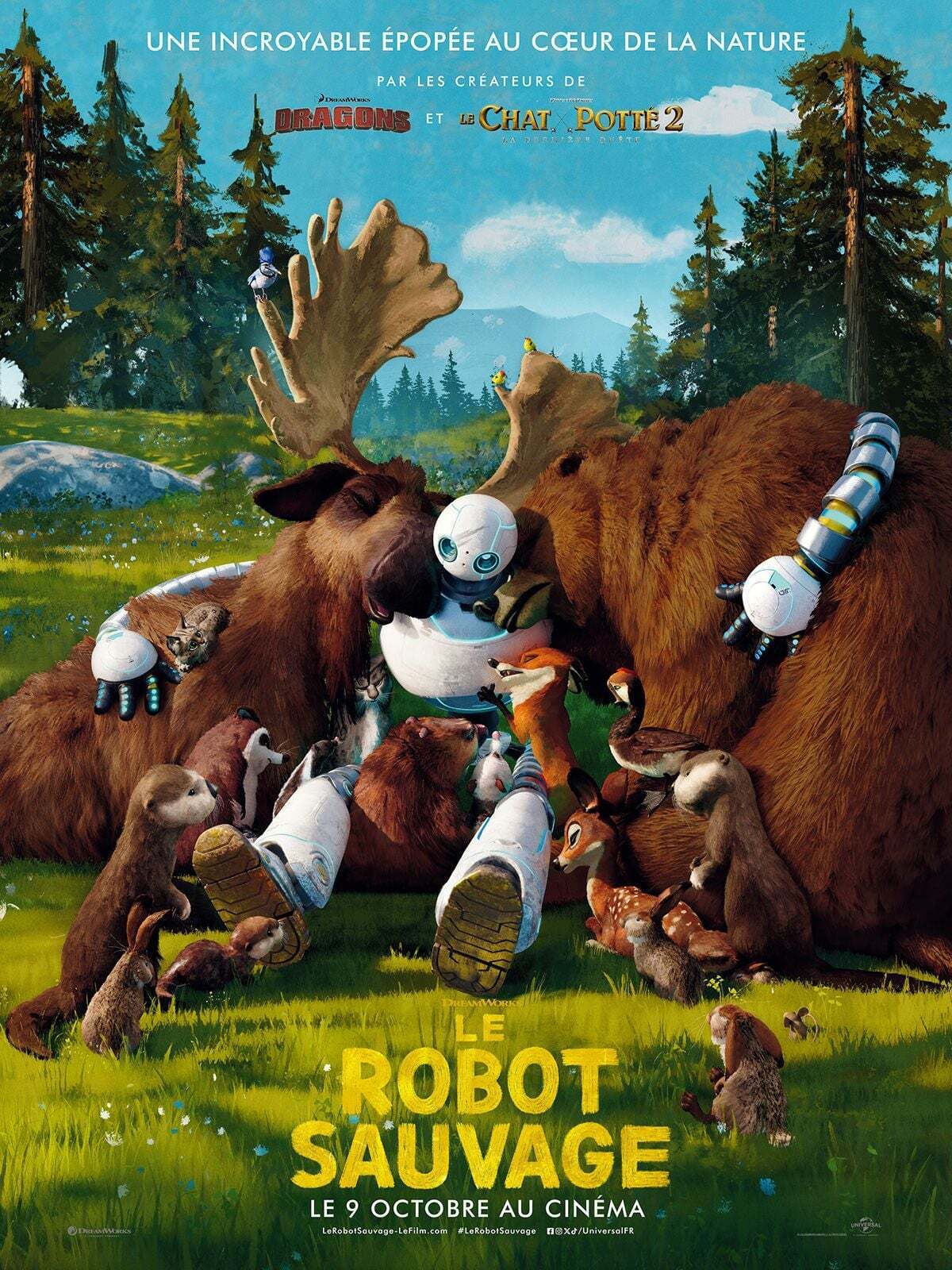 FADAS DU MONDE. Un été au ciné, cinéma en plein air - Le Robot Sauvage