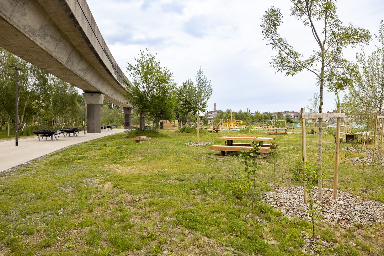 Inauguration du parc Saint-Sauveur
