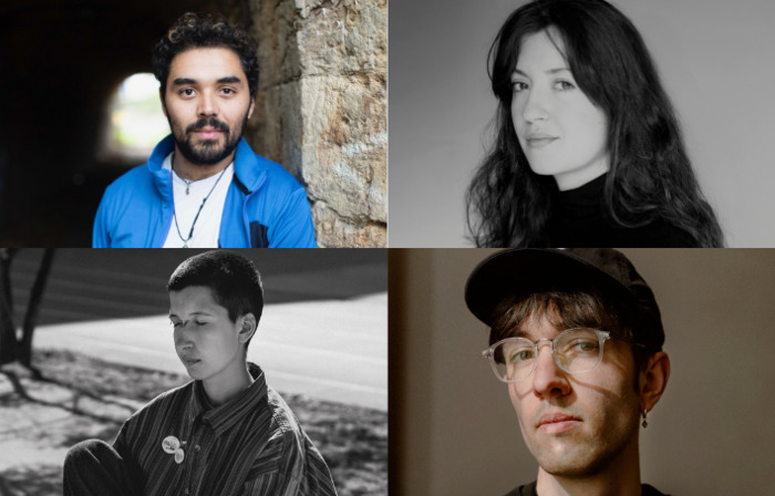 Les nouvelles voix de la littérature, scène à quatre auteurs