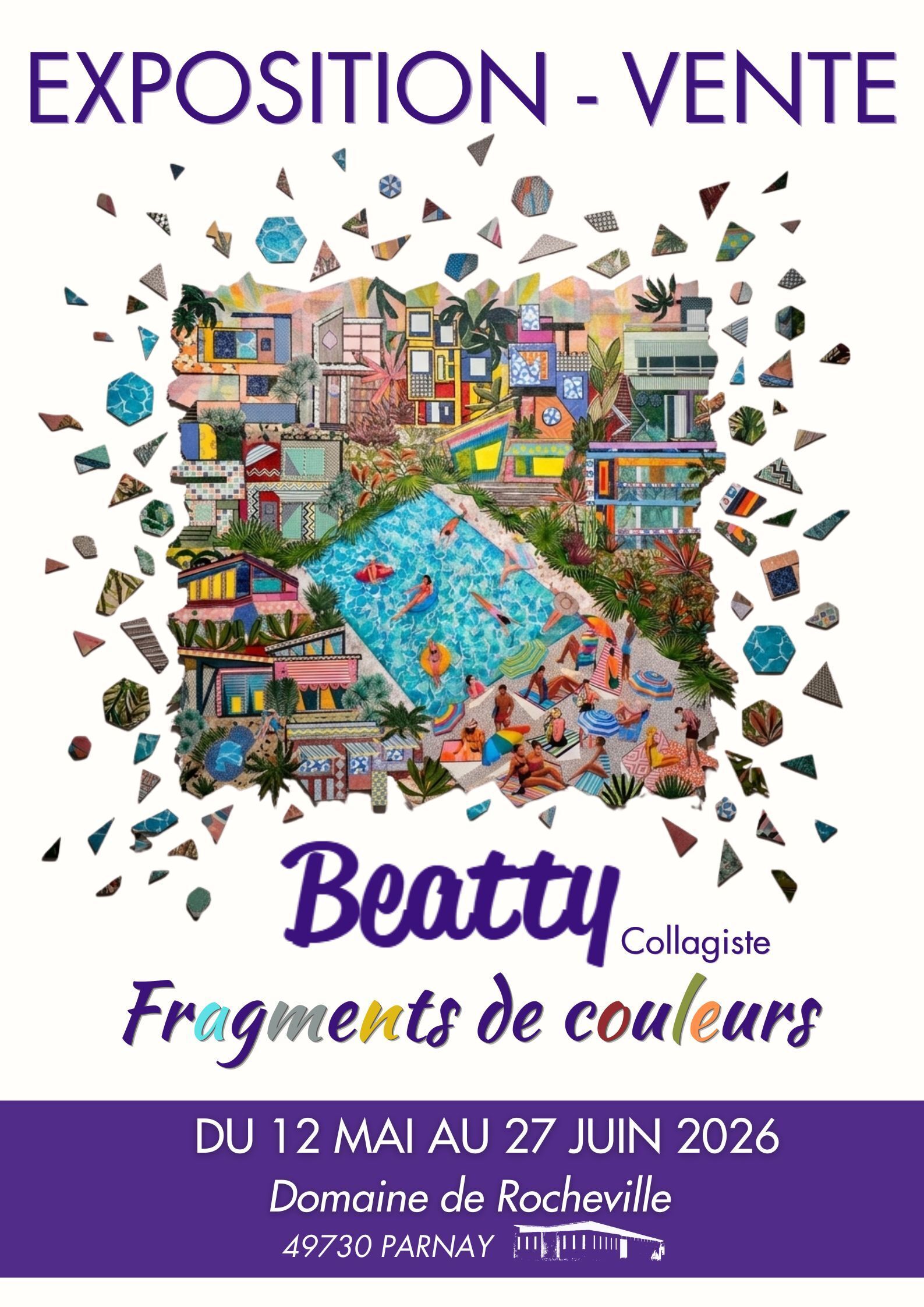 Exposition "Fragments de couleurs" au Domaine de Rocheville