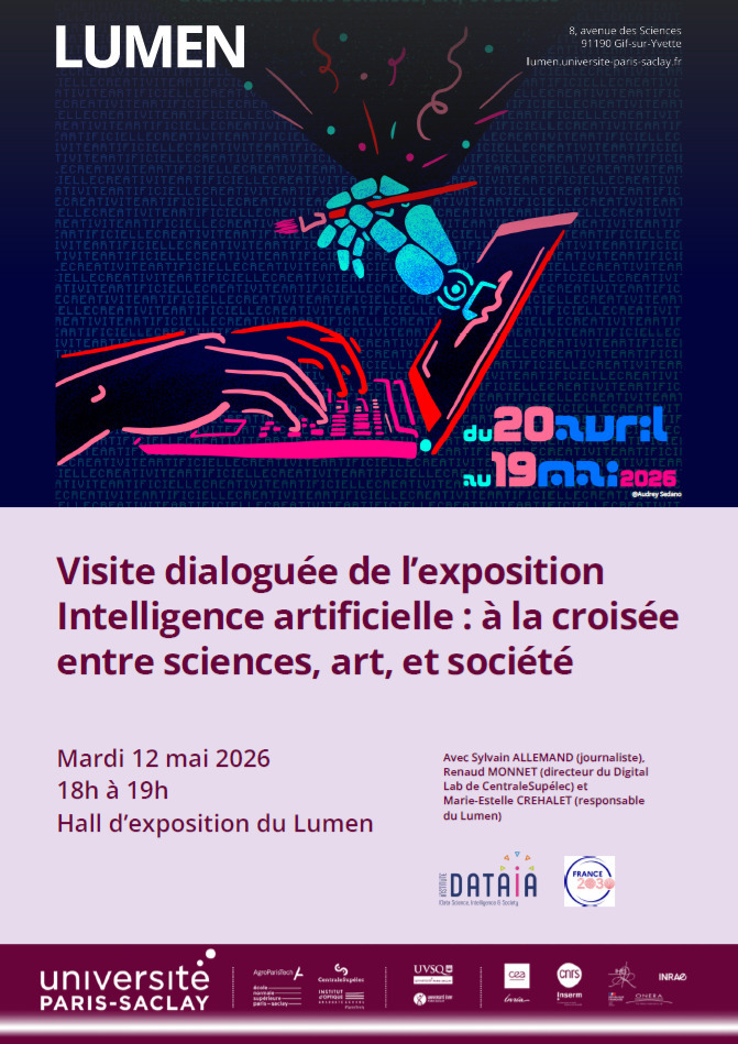 Visite dialoguée de l’exposition Intelligence artificielle : à la croisée entre sciences, art, et société
