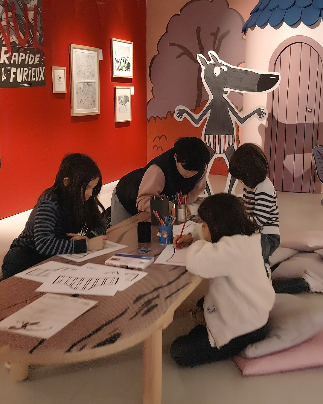 Atelier artistique de création de bandes dessinées