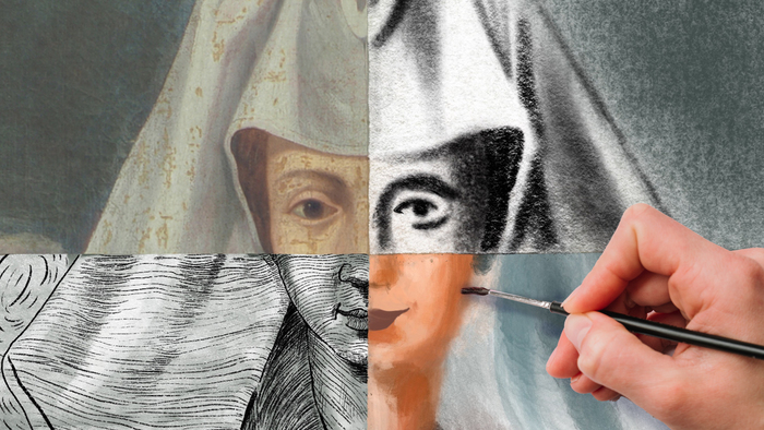 Portrait au fusain !