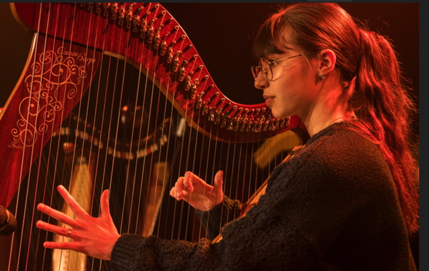 La musique est un voyage, concert de la harpiste Aurore Esposito