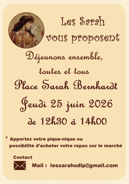 🪻💜 "Les Sarah sont dans la place", vous proposent  💜🪻