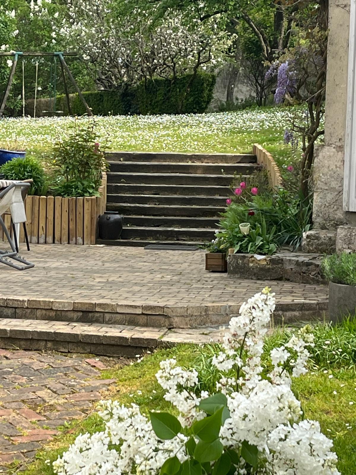 Visite du jardin d'Anne