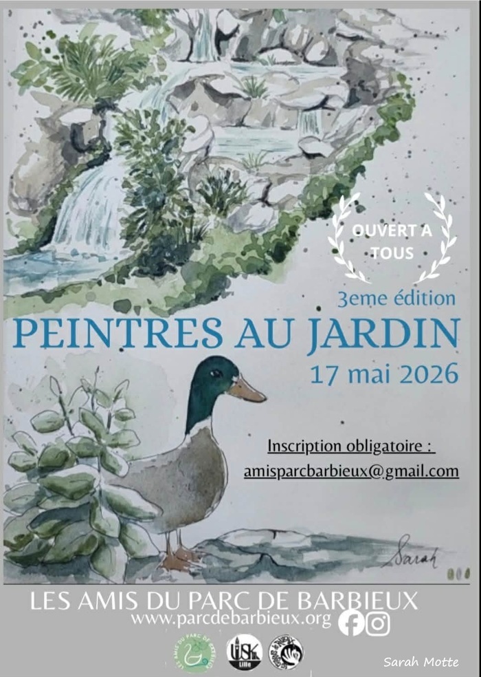 Peintres au Jardin - Dessiner le Parc Barbieux