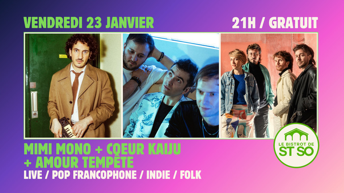 Mini Mono + Coeur Kaiju + Amour Tempête