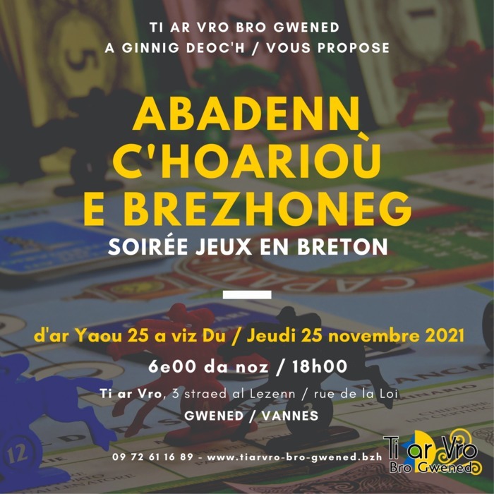 Venez passer un moment convivial à Ti ar Vro de Vannes !