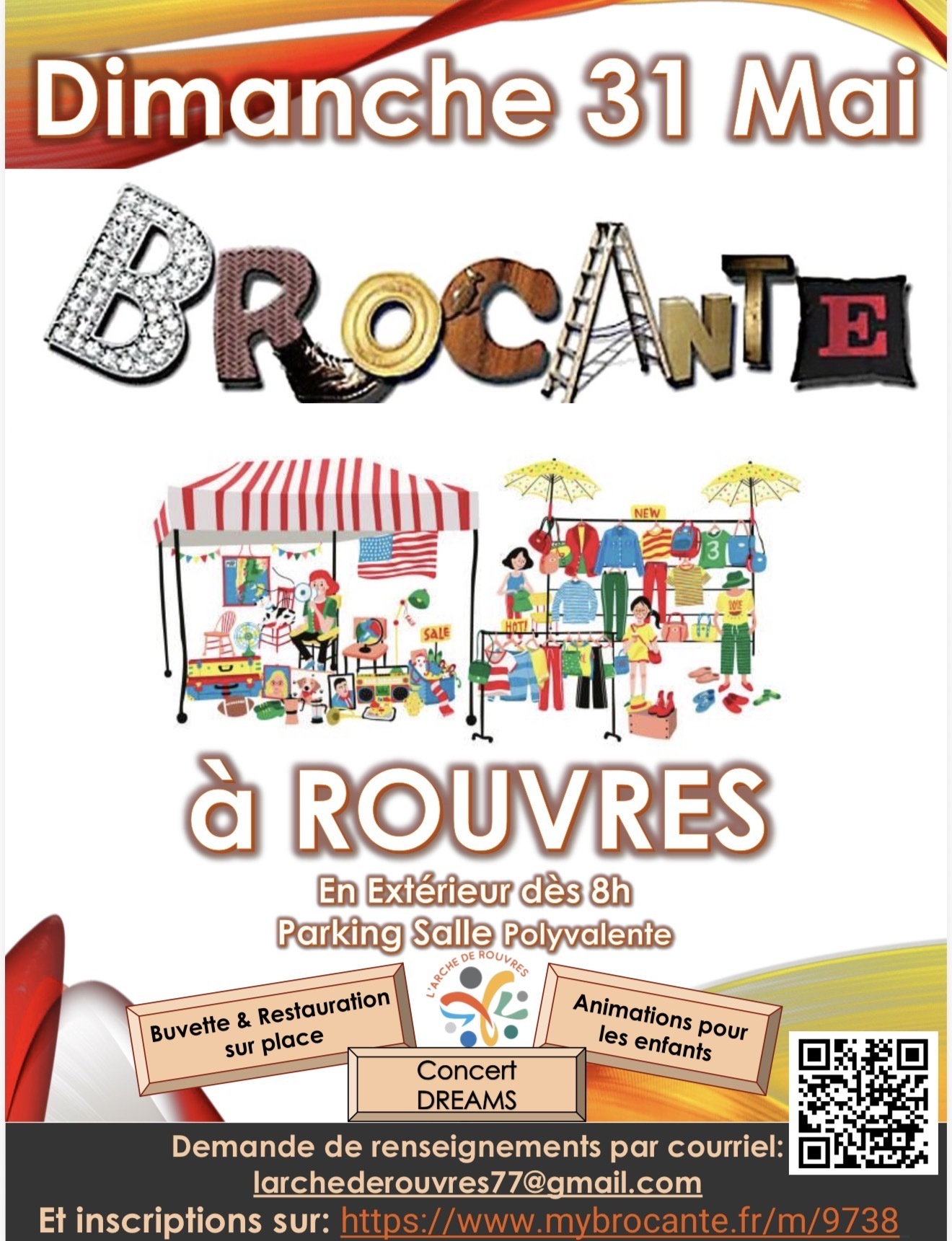 Brocante à Rouvres
