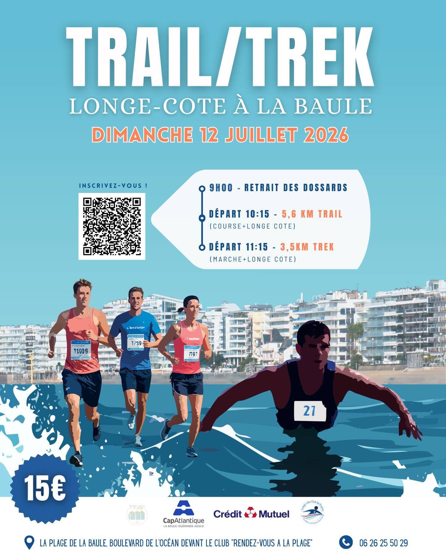 Trail / Trek - Longe-Côte 12 Juillet 2026