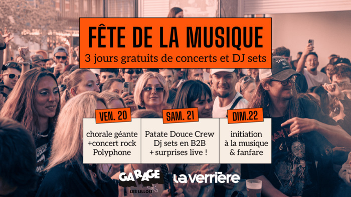 Fête de la musique à Lille : 3 jours de concerts et dj set