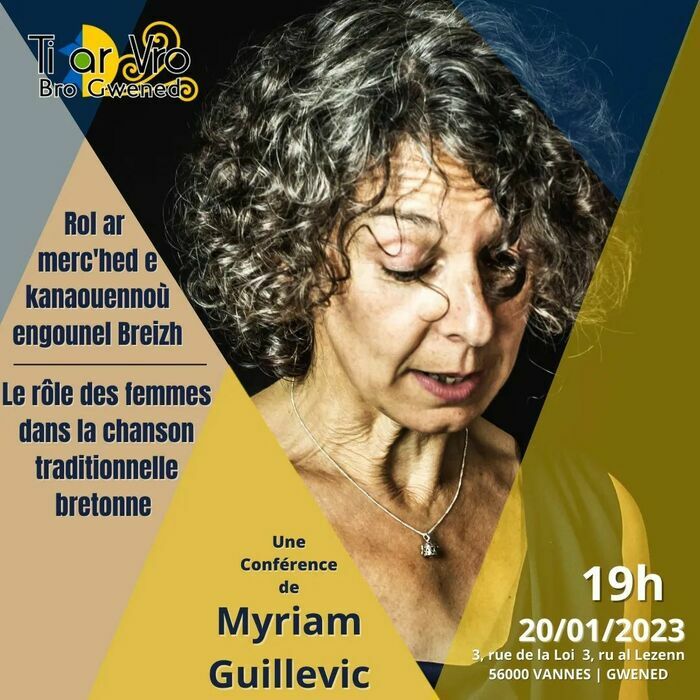 Myriam Guillevic est maître de conférences au département Breton et Celtique de l’université Rennes 2, spécialisée dans la littérature populaire et dans les chants, notamment ceux du pays vannetais.