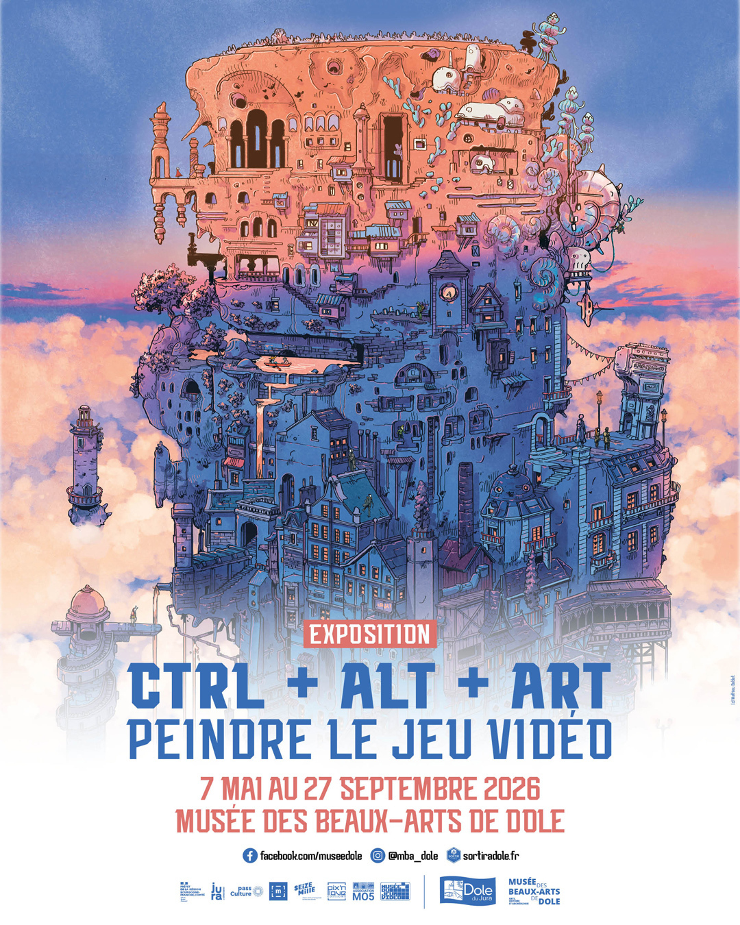 Visite guidée de l'exposition CTRL + ALT + ART - Peindre le jeu vidéo