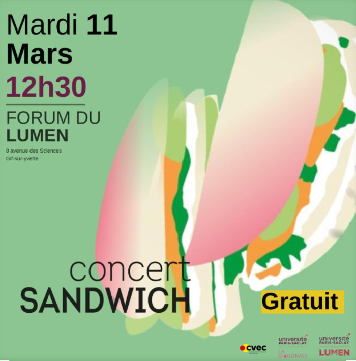 Concert sandwich Le 11 mars 2025