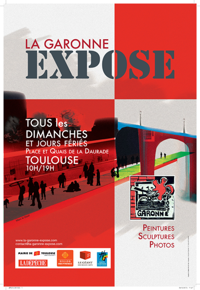 La Garonne Expose place de la Daurade 2025