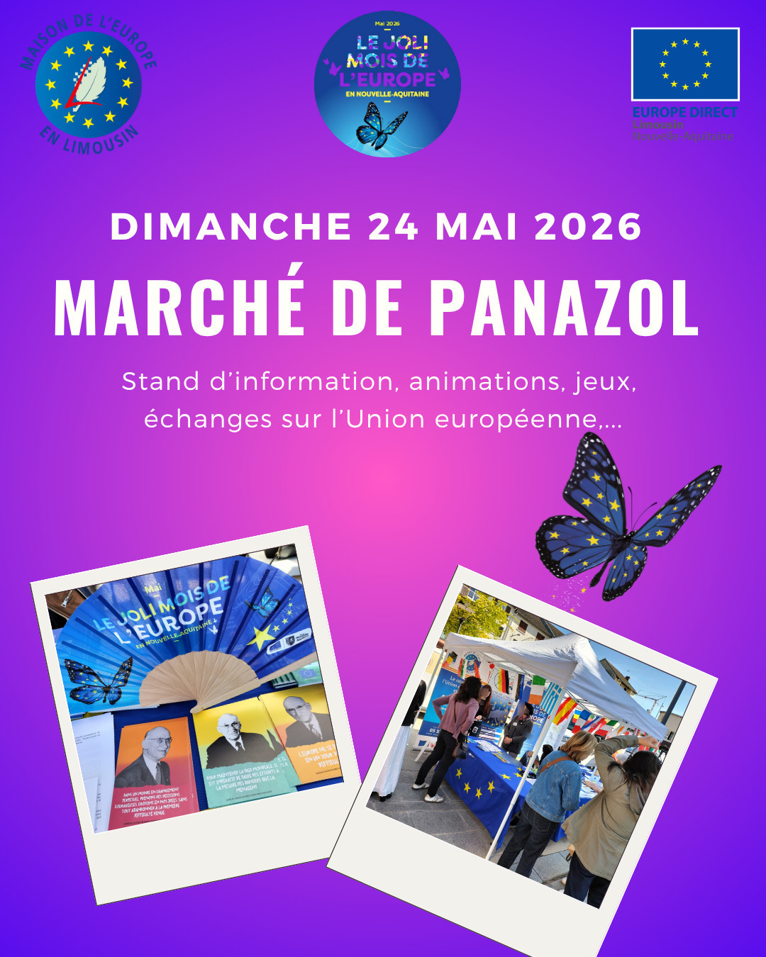 L’Europe s’invite au marché de Panazol !