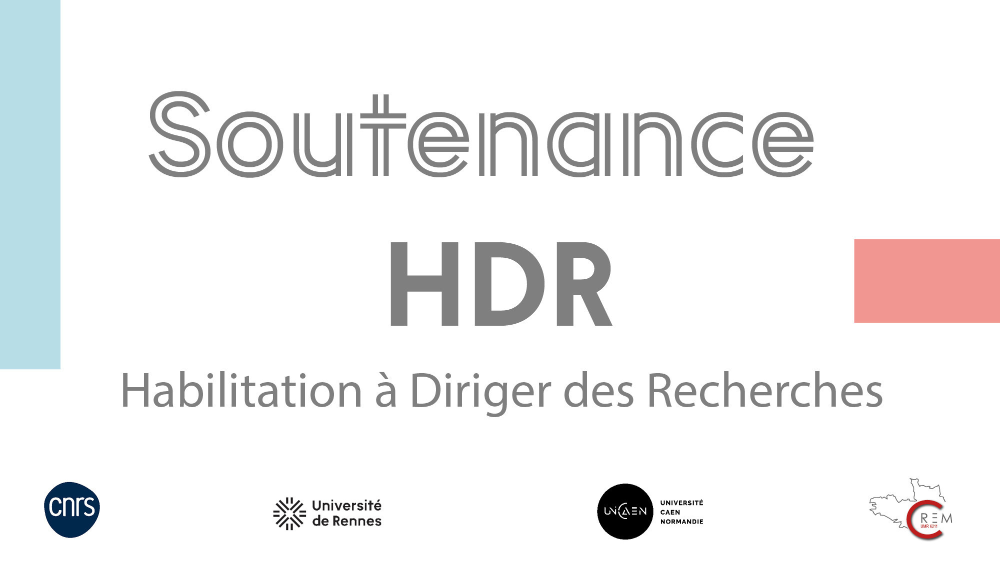 HDR | Soutenance de Madame Emmanuelle Fromont