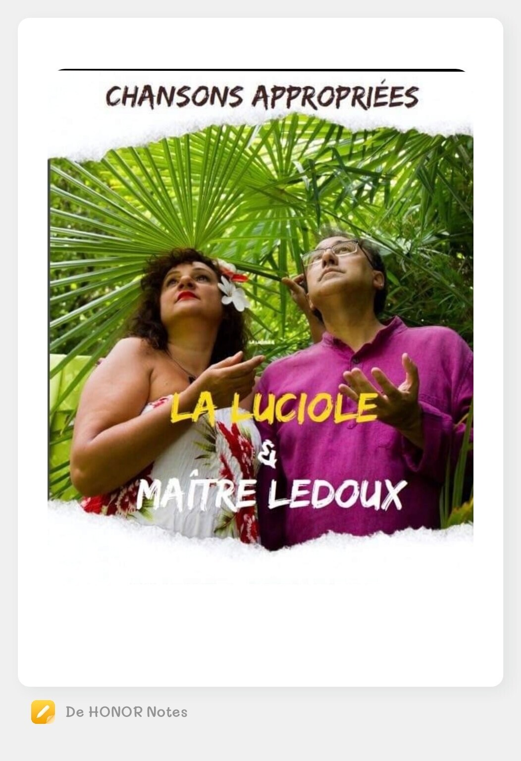 La Luciole et Maître Ledoux, chansons appropriées