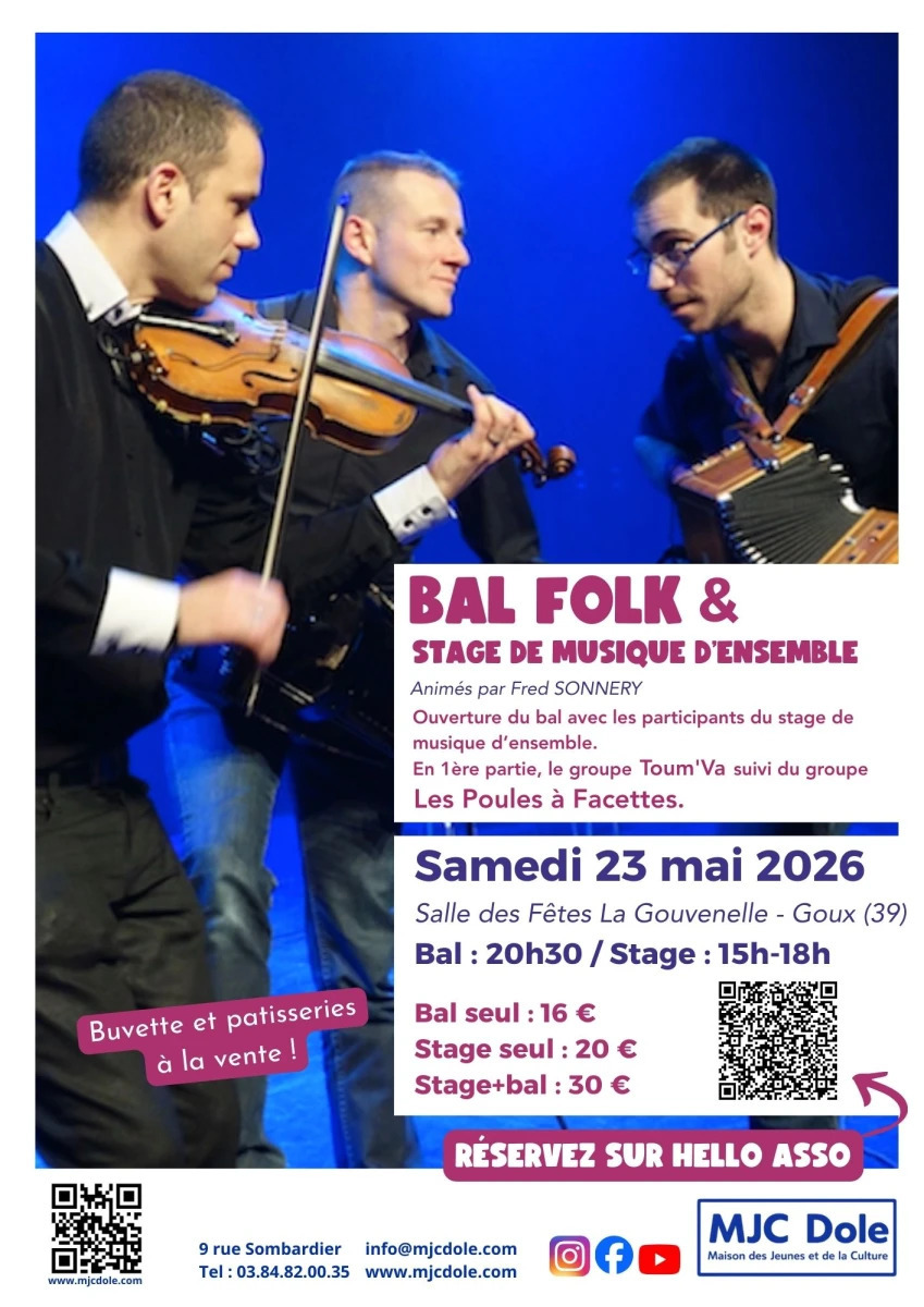 Bal folk & Stage de musique d'ensemble