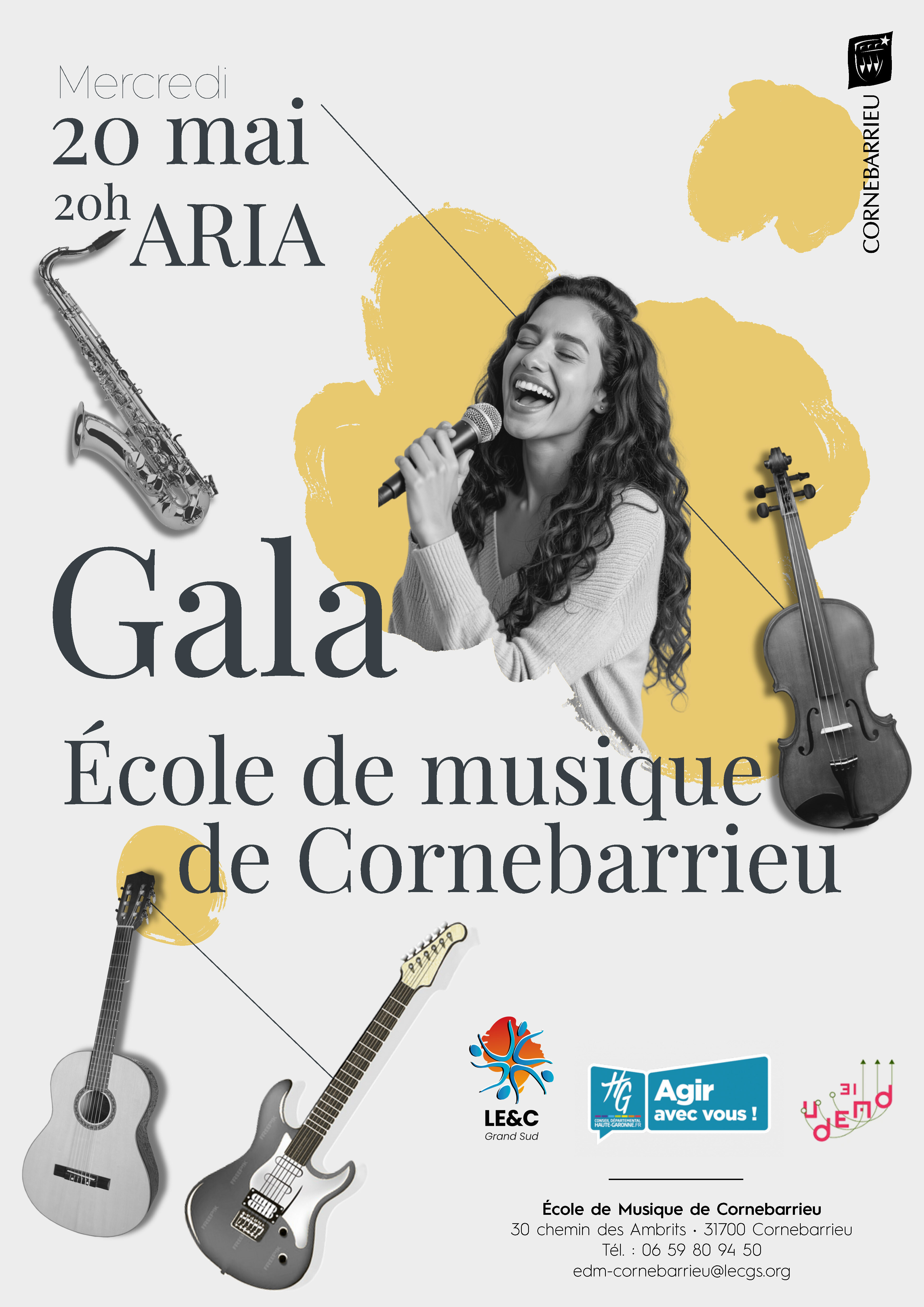 Gala de l’école de musique municipale