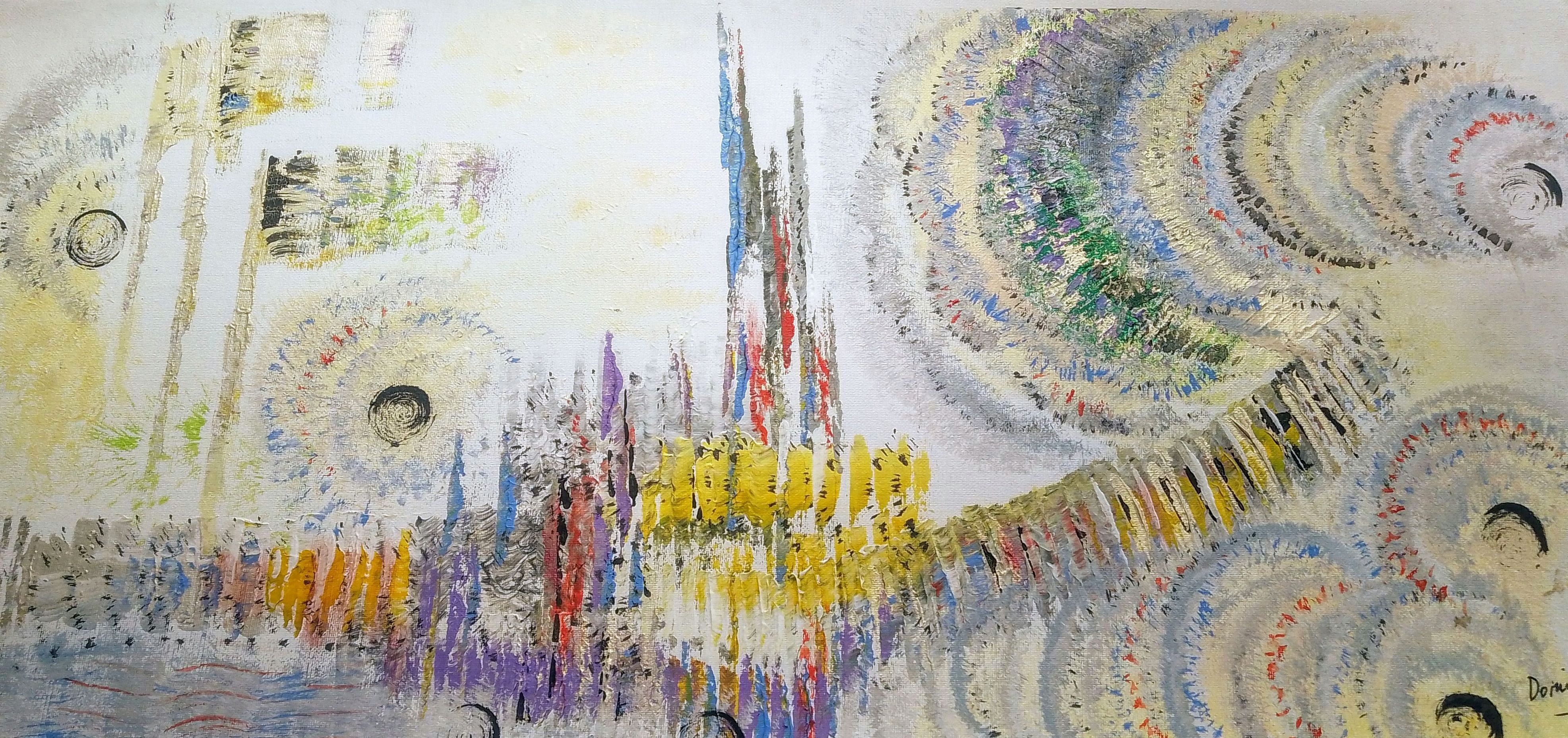 Visite de l'atelier d'arts plastiques de Dominique BERTRAND au Boulou