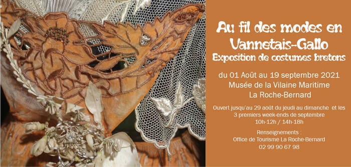 Le Musée de la Vilaine Maritime, à La Roche-Bernard, accueille jusqu'au week-end des journées du patrimoine, une exposition de costumes bretons, de la collection privée de Gilles David.