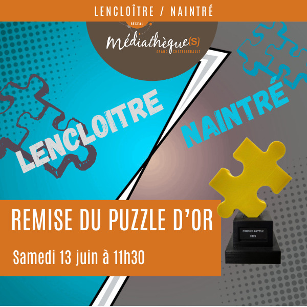 Puzzle battle : remise du Puzzle d'or