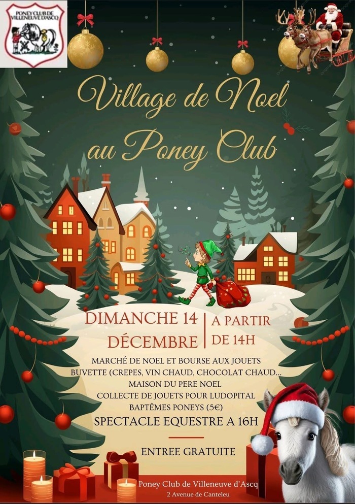 Village de Noël au Poney Club