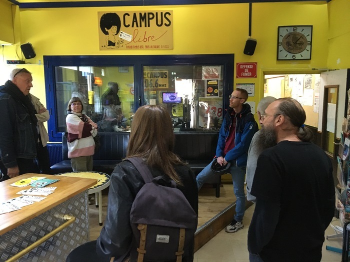 Visite guidée de Radio Campus
