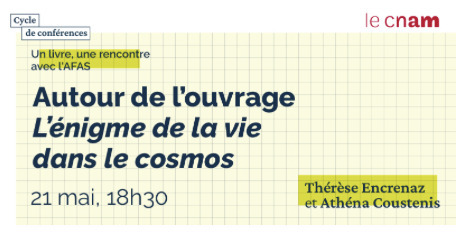 Rencontre avec Thérèse Encrenaz et Athéna Coustenis autour de l'ouvrage "L’énigme de la vie dans le cosmos"