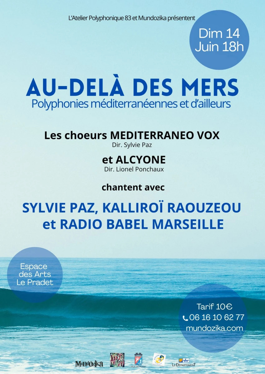 Concert Au-delà des mers - Choeurs Mediterraneo Vox et Alcyone