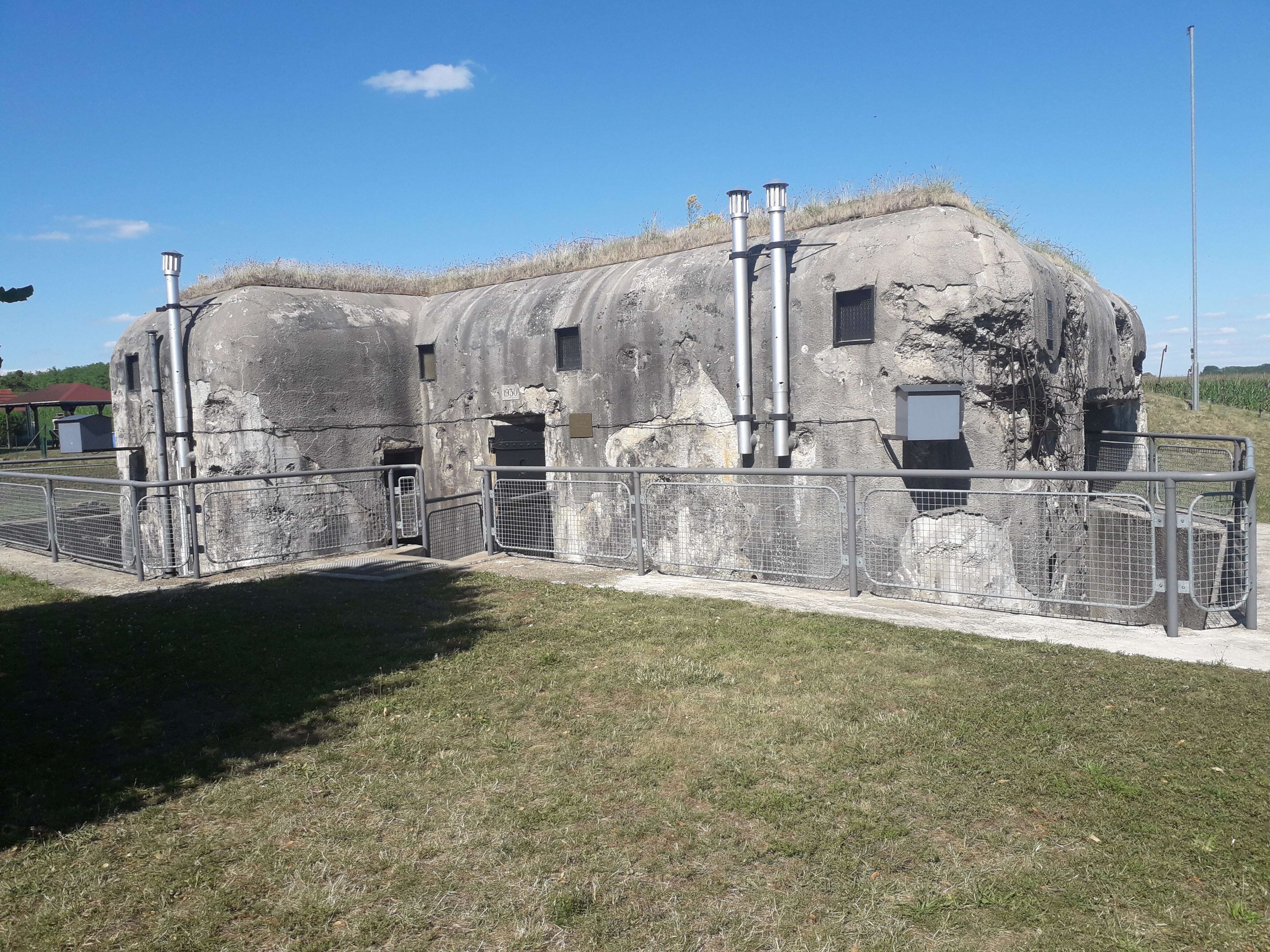 Visite guidée d'une casemate de la ligne Maginot