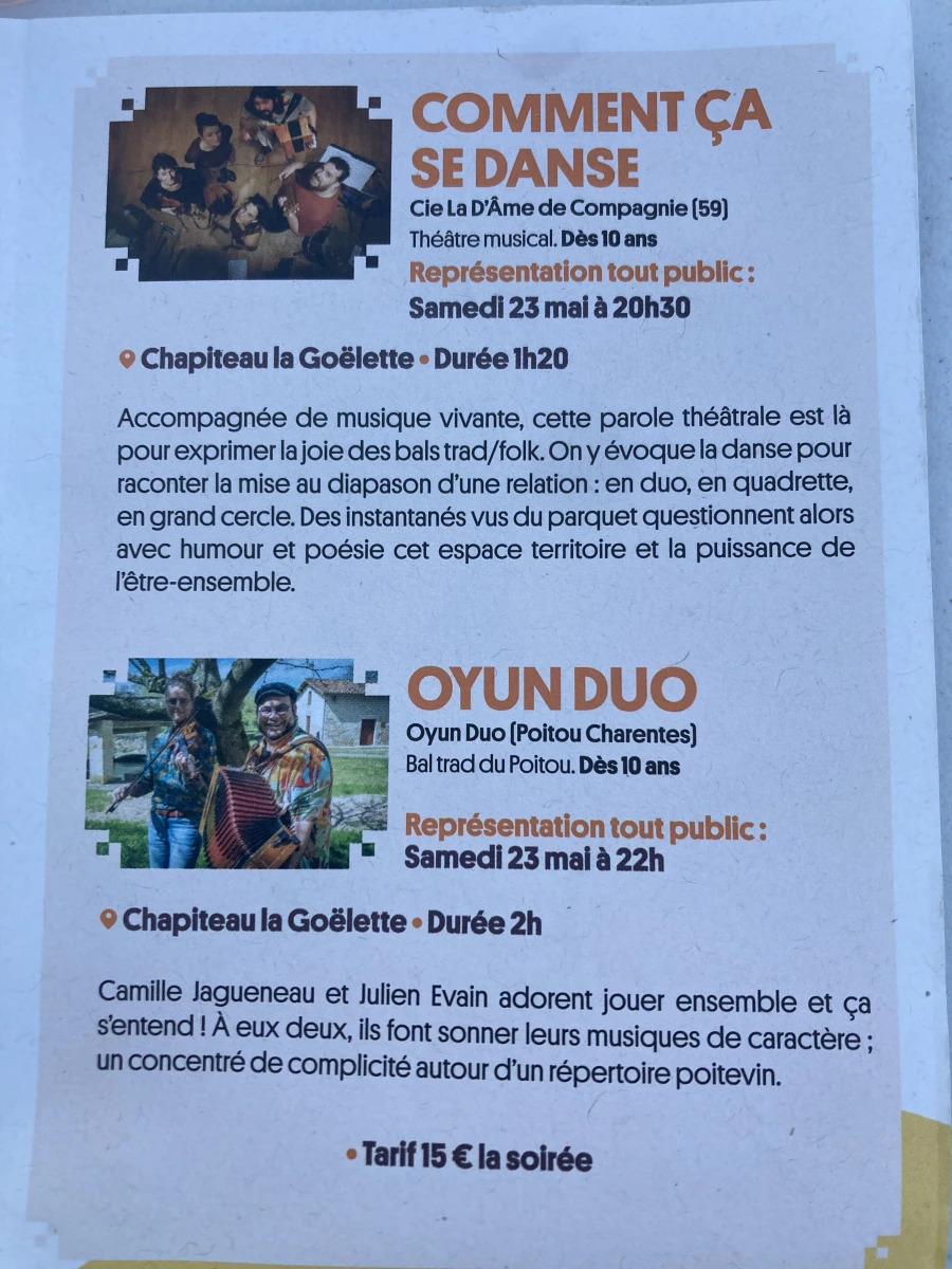 Spectacle + Bal