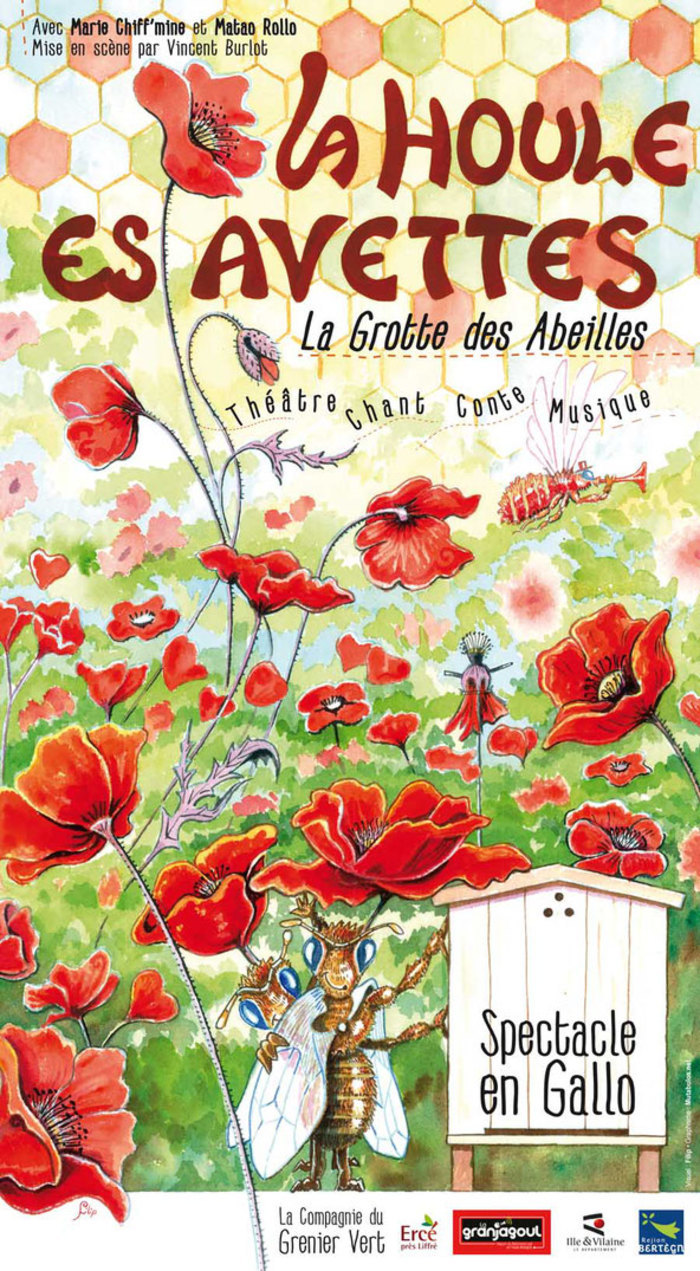 Spectacle en Gallo - Création théâtrale sur la diversité des  langues, leurs menaces de disparition… Les abeilles bourdonnent dans toutes les langues selon leurs territoires.