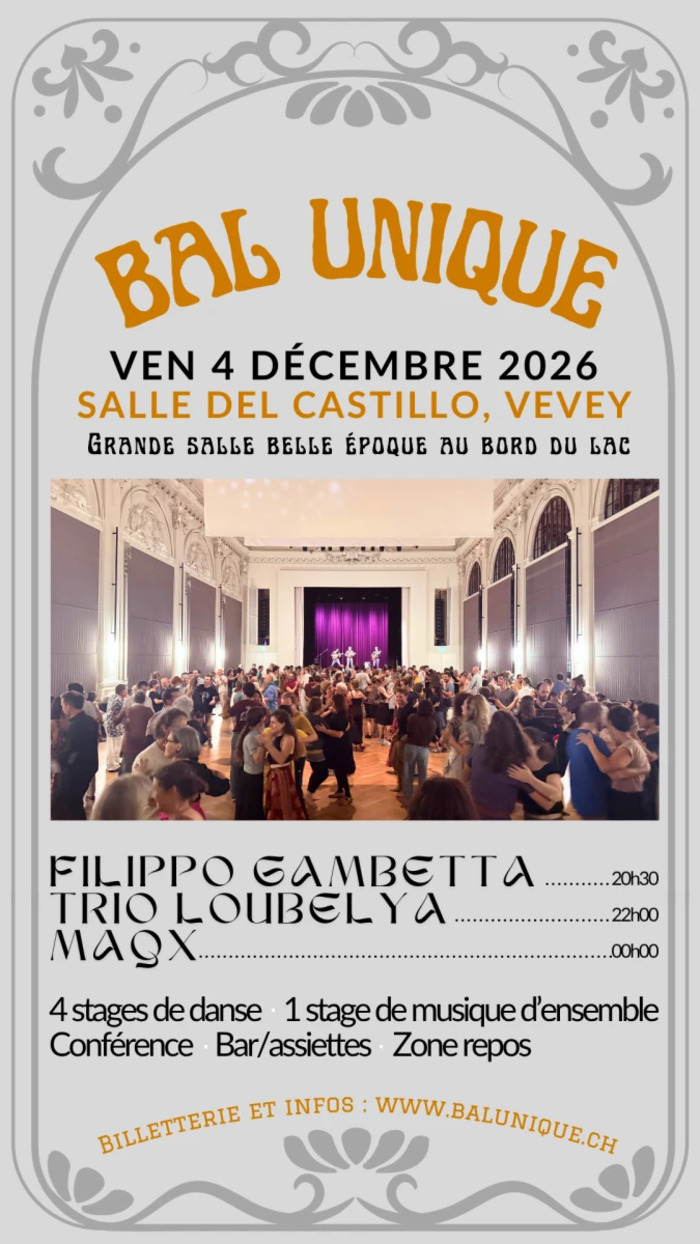 Grande salle Belle époque Del Castillo, Vevey, Suisse