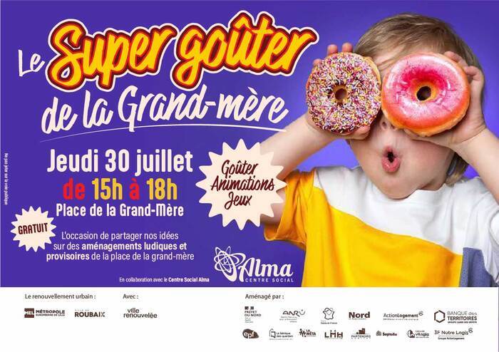 Le goûter de la super Grand-mère