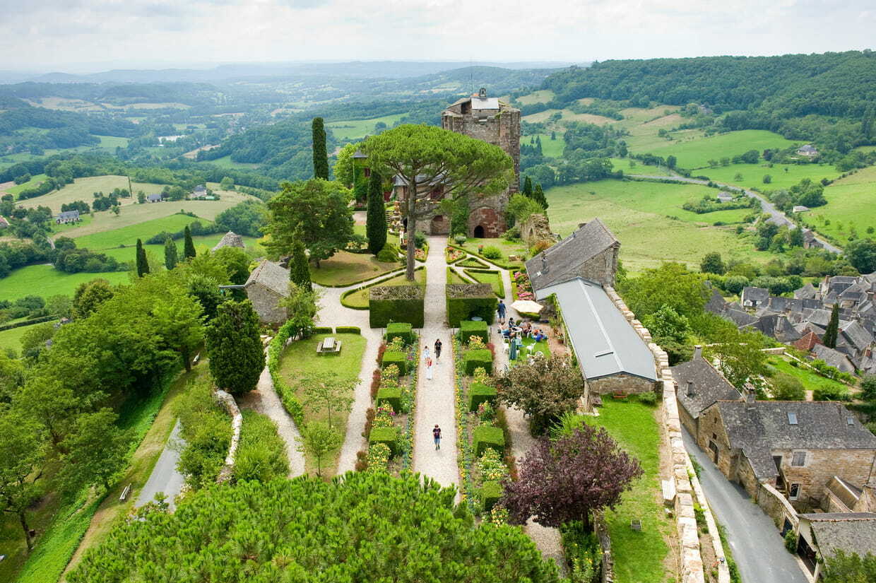 Visite des Jardins suspendus du château