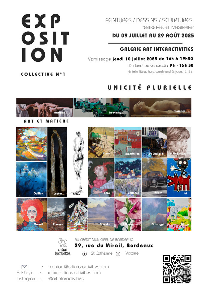 Exposition collective à la galerie Art Interactivities