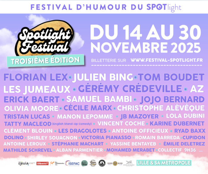 SPOTLIGHT FESTIVAL - 3e édition du 14 au 30 novembre