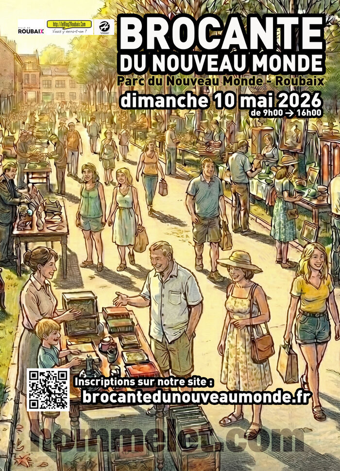 Brocante du Nouveau Monde - inscriptions