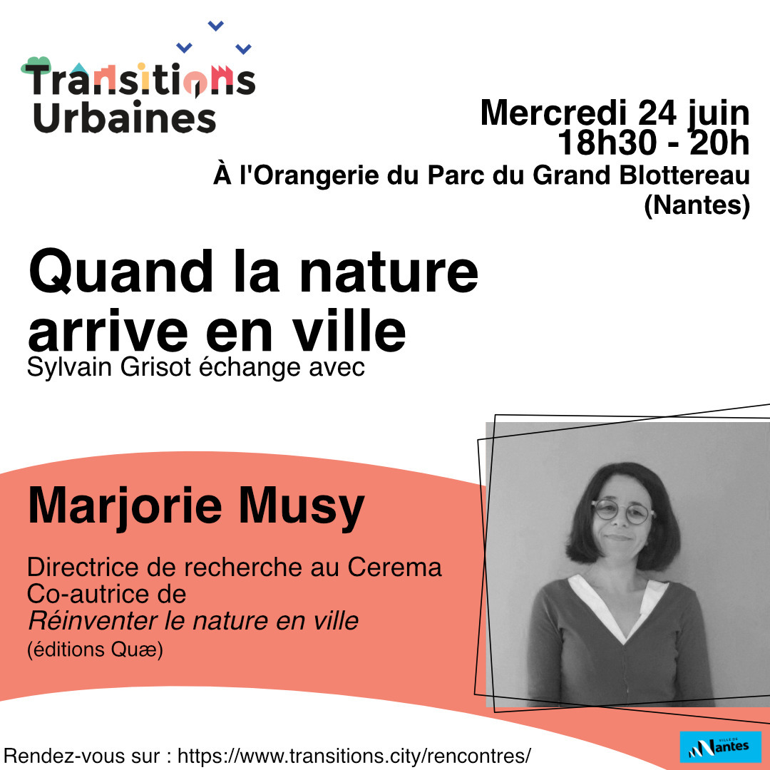 Rencontres des Transitions Urbaines : Entretien avec Marjorie Musy